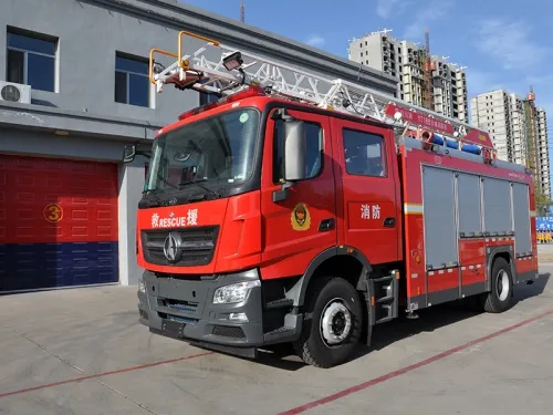 Camión con escalera aérea de 18m