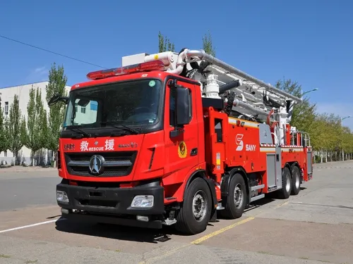 Camión de bomberos de entrada forzada de 28m