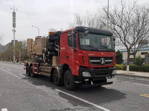 Camión mezclador de arena